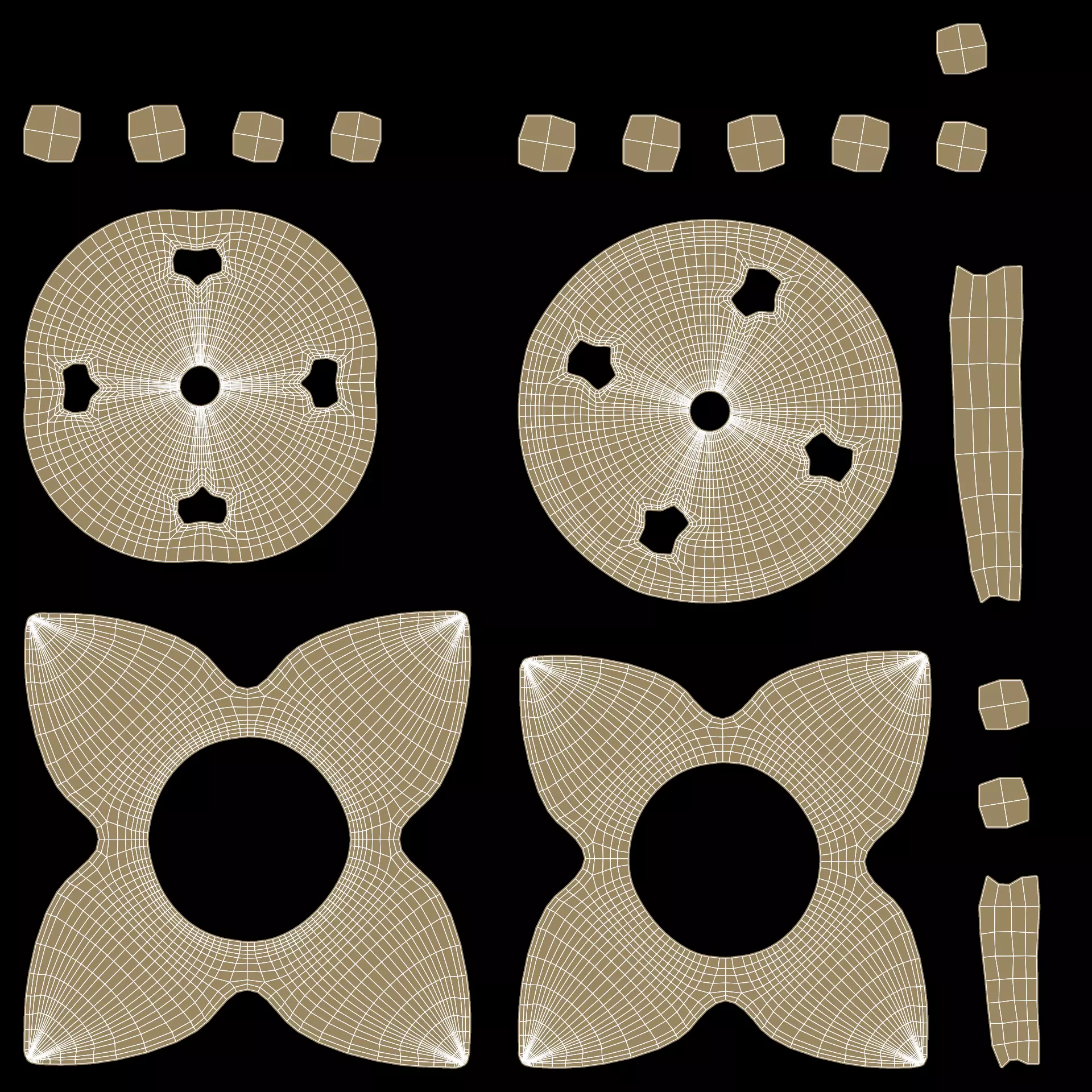 Christmas Ornament Collection - Decorative Set Low-poly 3D model_18