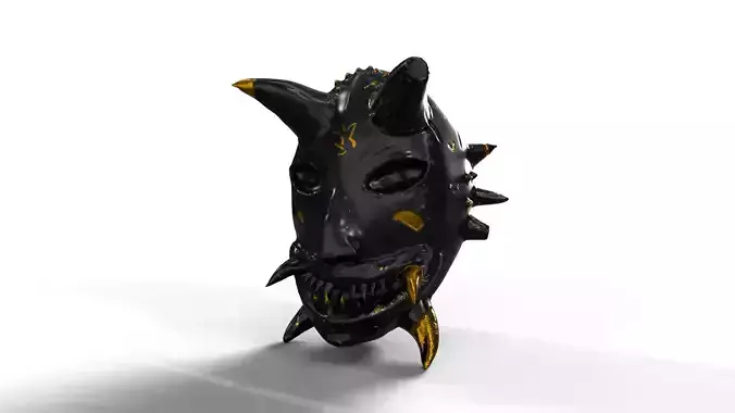 Oni Demon Mask - Born from Shadows of Kyoto