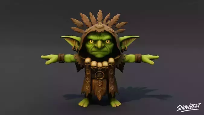 Shaman Goblin T-Pose
