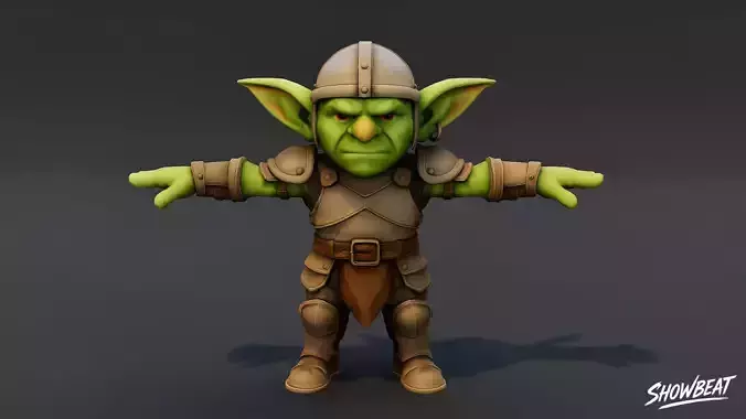 Soldier Goblin T-Pose