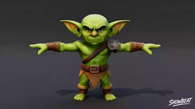 Warrior Goblin T-Pose