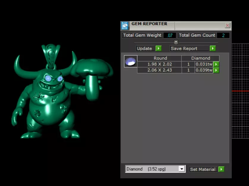 Fantasy Character Pendant Collection 3D print model_13