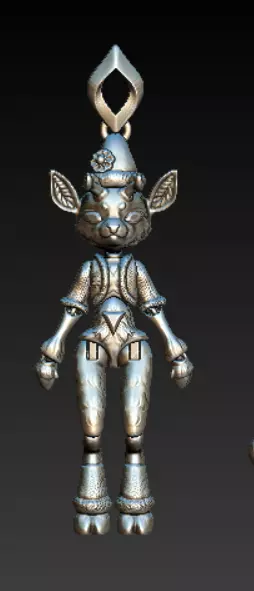 Fantasy Character Pendant Collection 3D print model_8