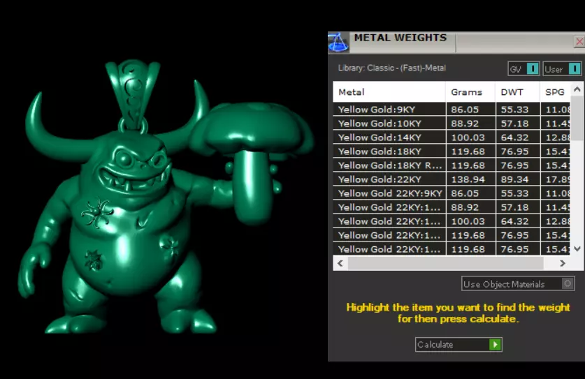 Fantasy Character Pendant Collection 3D print model_17
