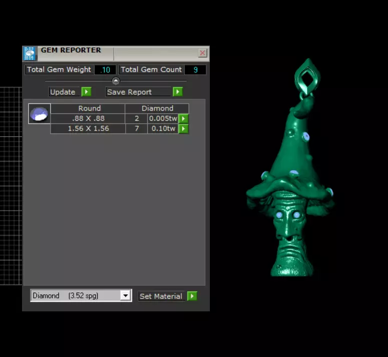 Fantasy Character Pendant Collection 3D print model_1