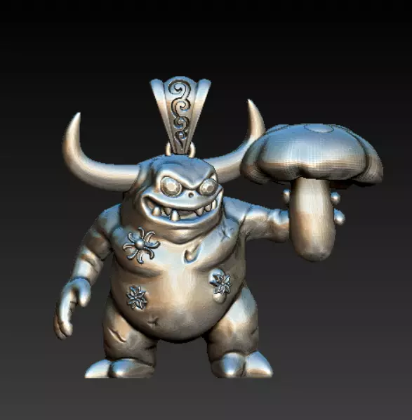 Fantasy Character Pendant Collection 3D print model_6