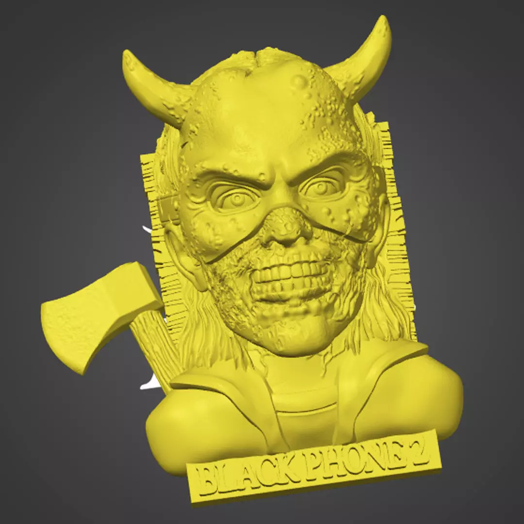 The Black Phone 2 The Grabber v2 3D print model_2
