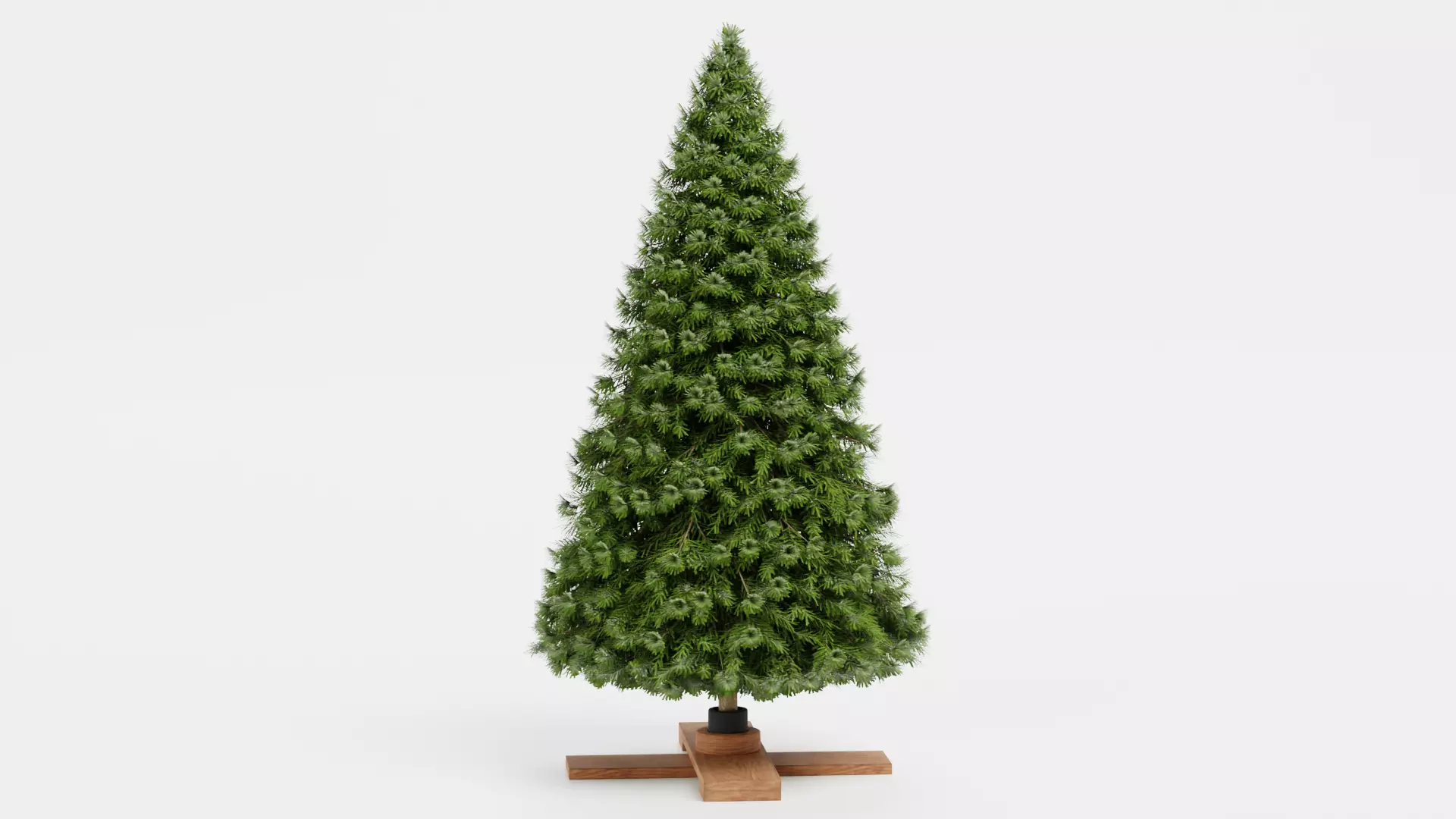 Christmas Tree - Plain Low-poly 3D model_2