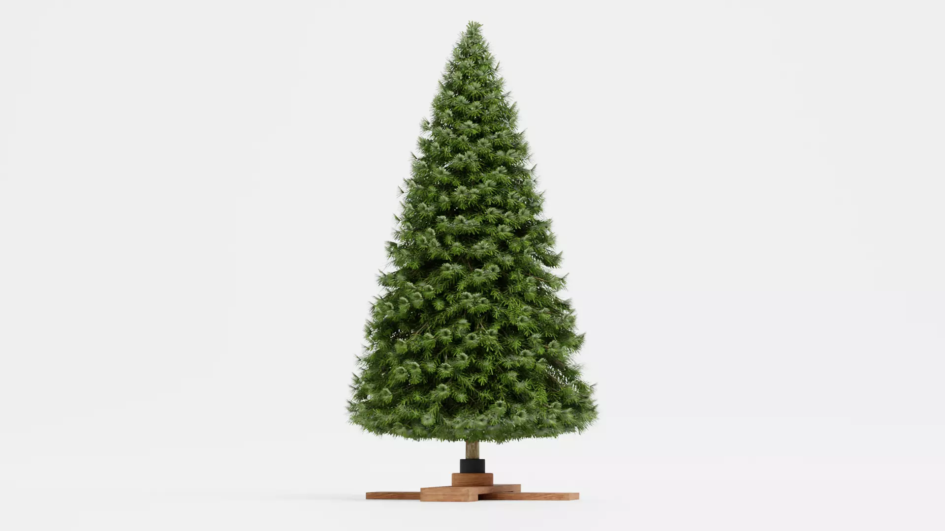 Christmas Tree - Plain Low-poly 3D model_1
