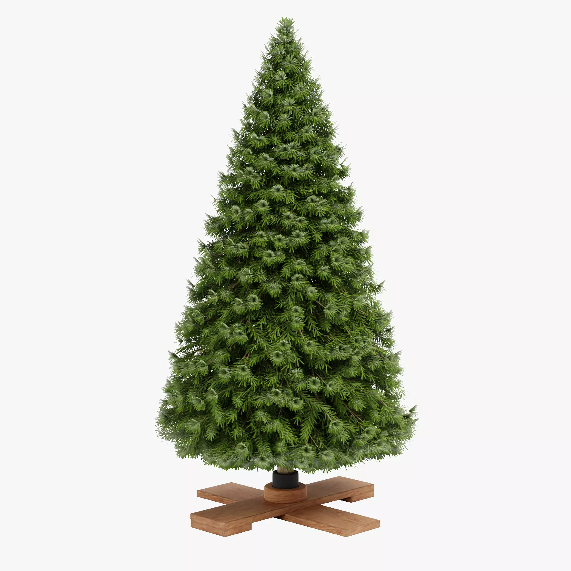 Christmas Tree - Plain Low-poly 3D model_10