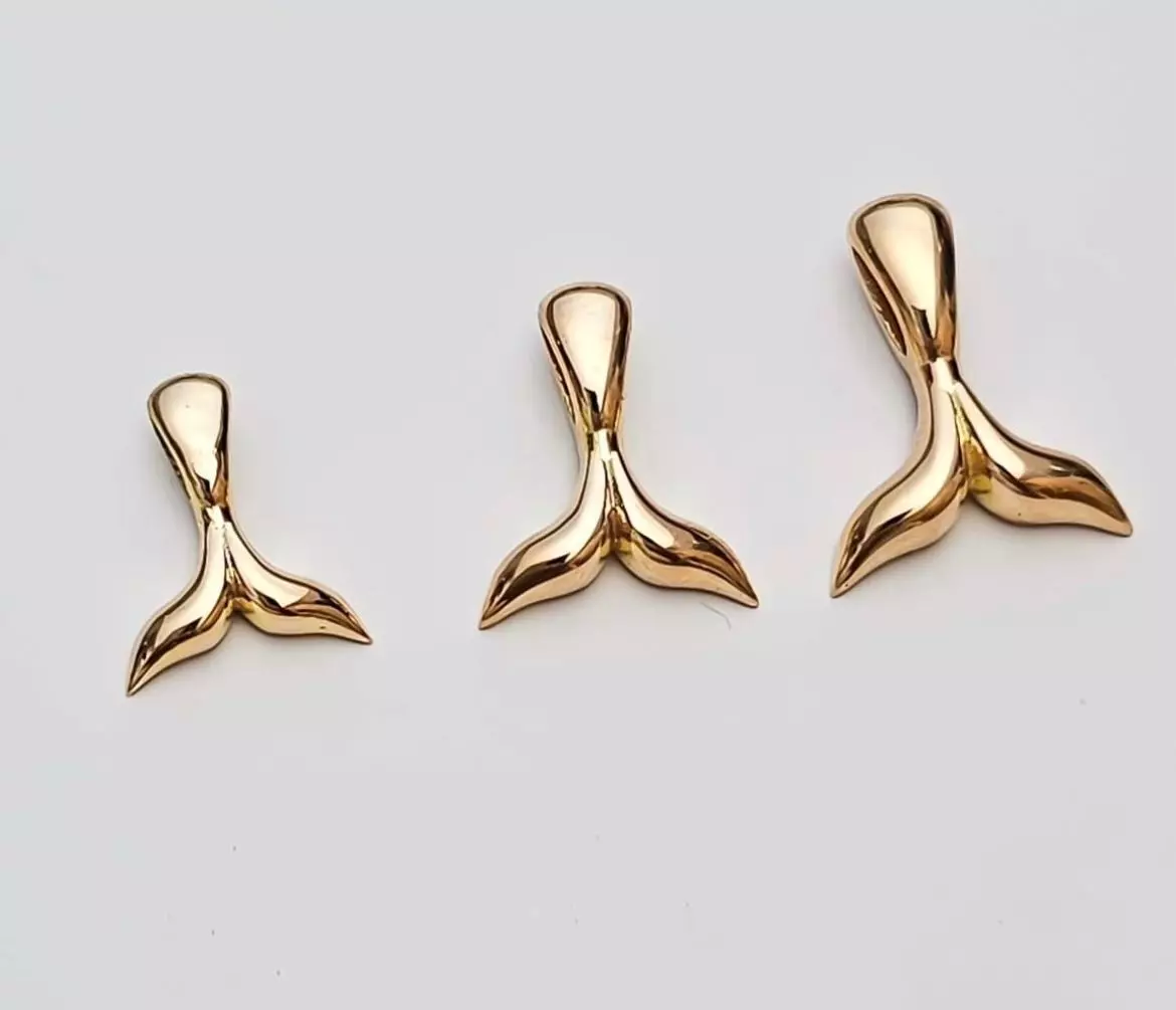 Whale Tail Pendant 3D print model