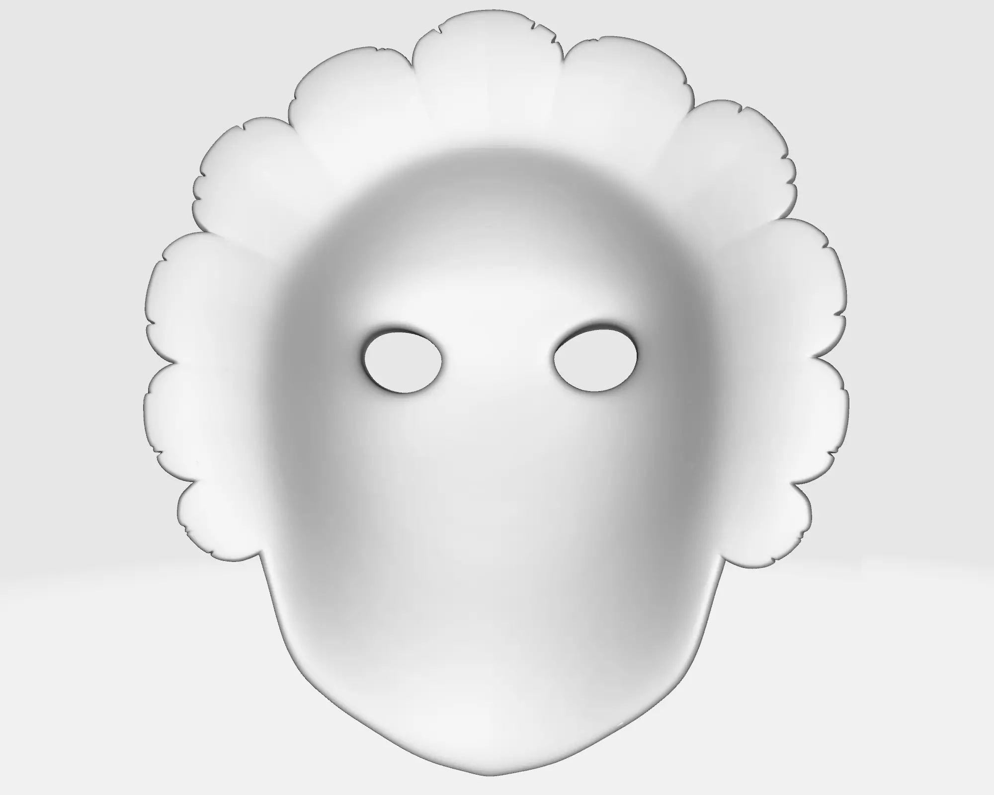 Evil Turkey Mask 3D Printed Halloween Mask Unique Funny Horror 3D print model_7