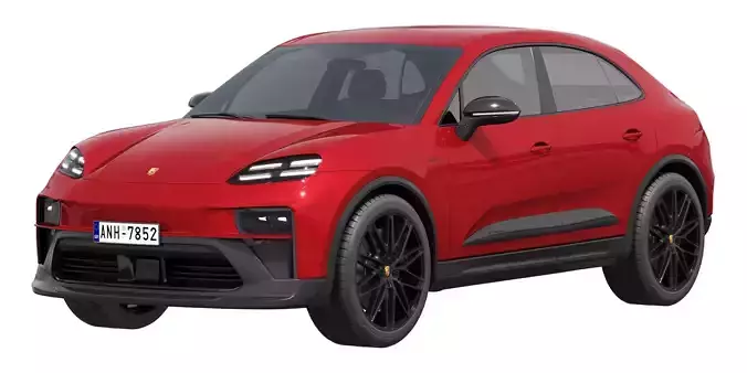 Porsche Macan GTS 2026 3D model Porsche Macan GTS 2026 3D model