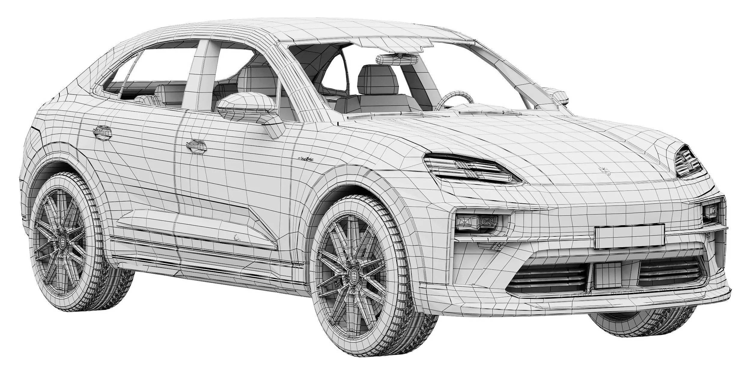 Porsche Macan GTS 2026 3D model_14