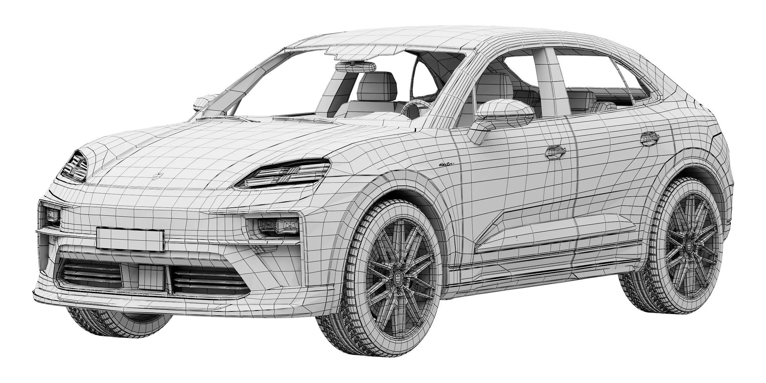 Porsche Macan GTS 2026 3D model_13