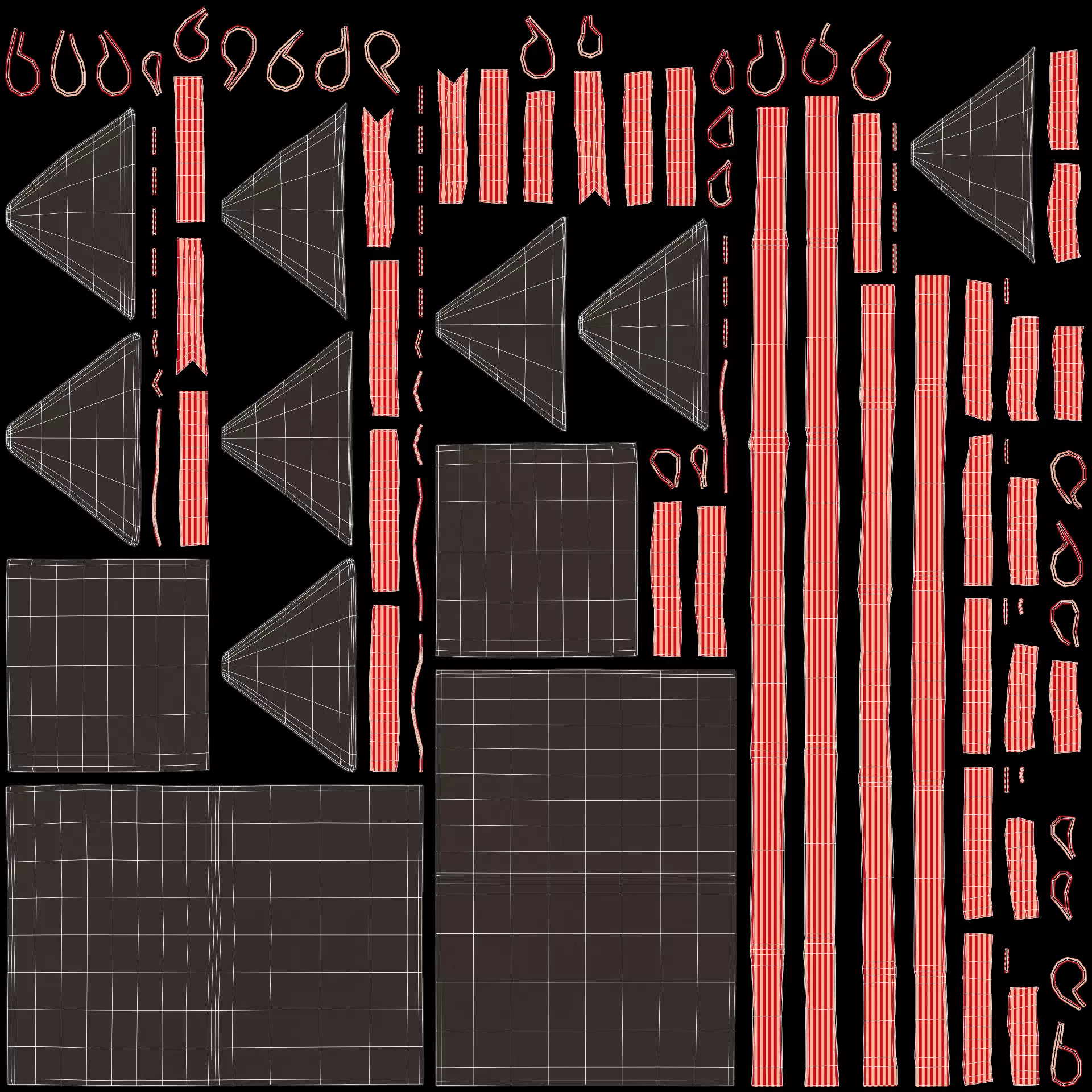 Christmas Tree with Gifts - Festive Scene Low-poly 3D model_22