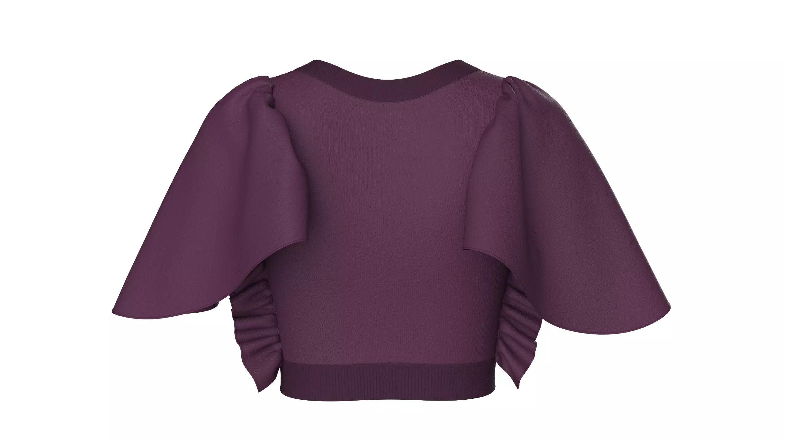 Girls Fashion Bralette Top V4 3D model_8