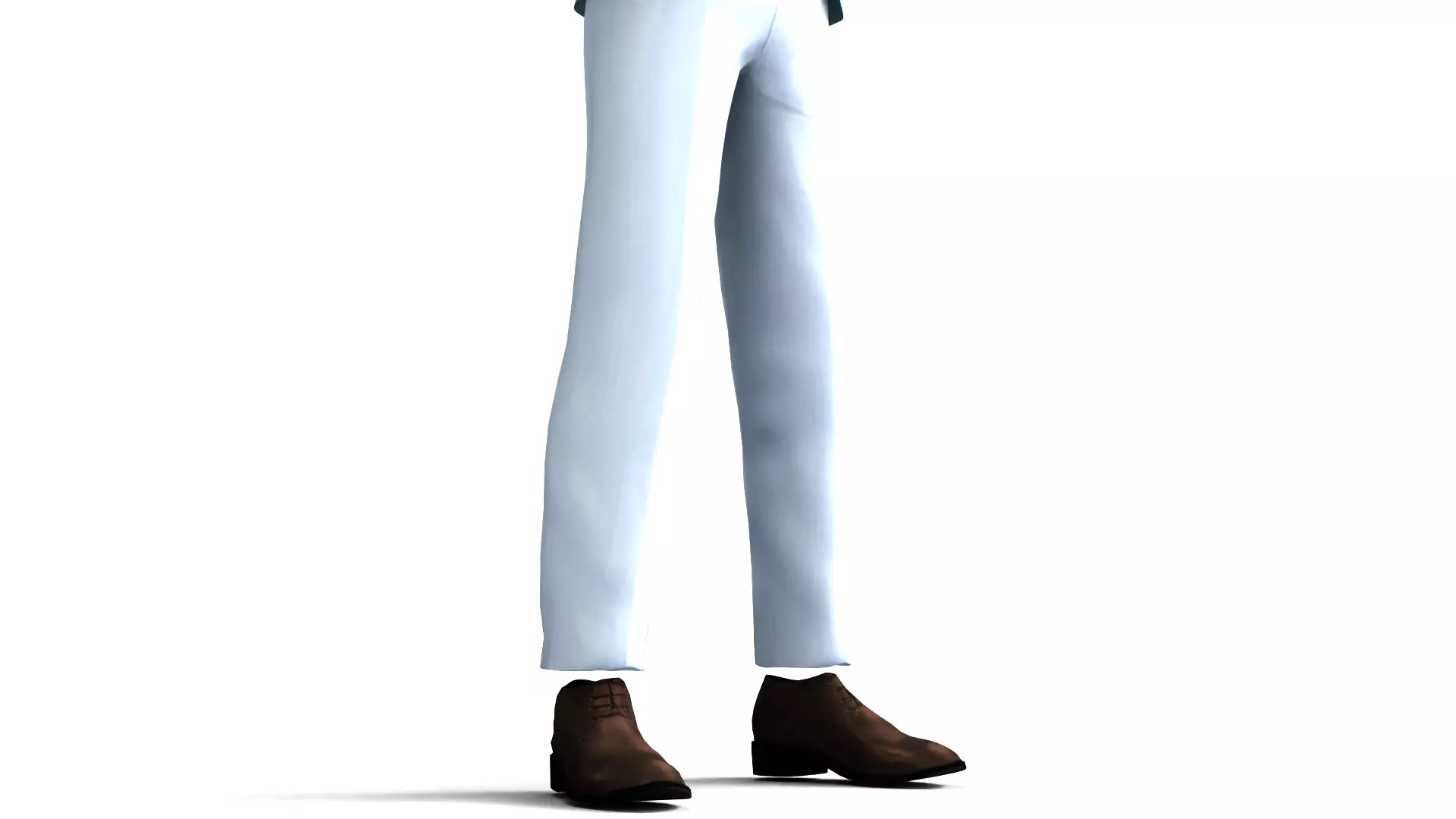 Man Suit with Shoes 3D model_8