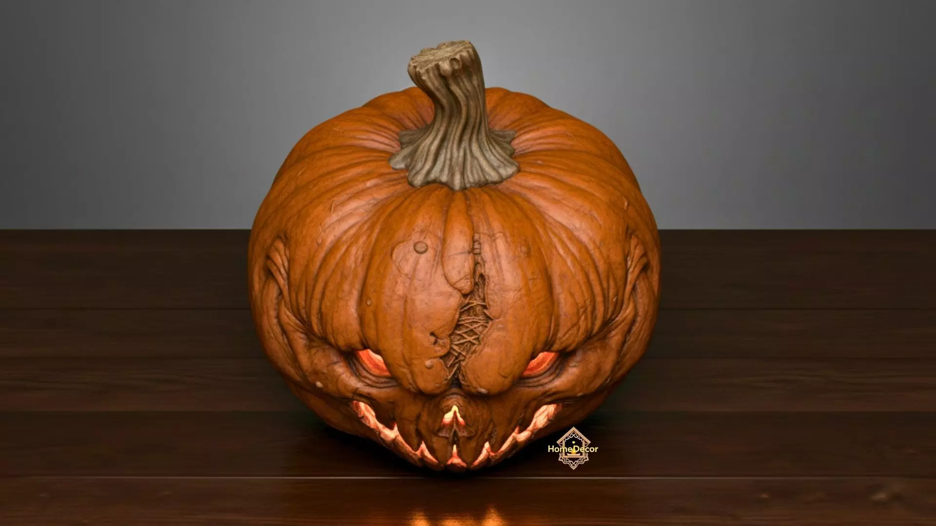 BOO Halloween Pumpkin 3D print model_1