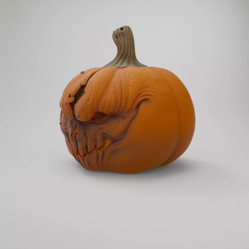 BOO Halloween Pumpkin 3D print model_10