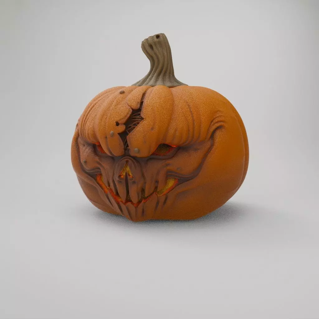 BOO Halloween Pumpkin 3D print model_6
