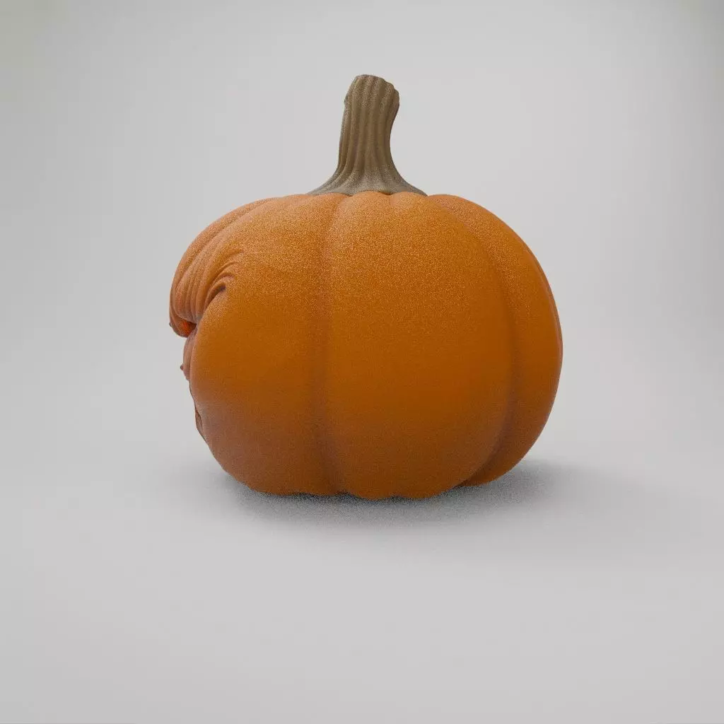 BOO Halloween Pumpkin 3D print model_12