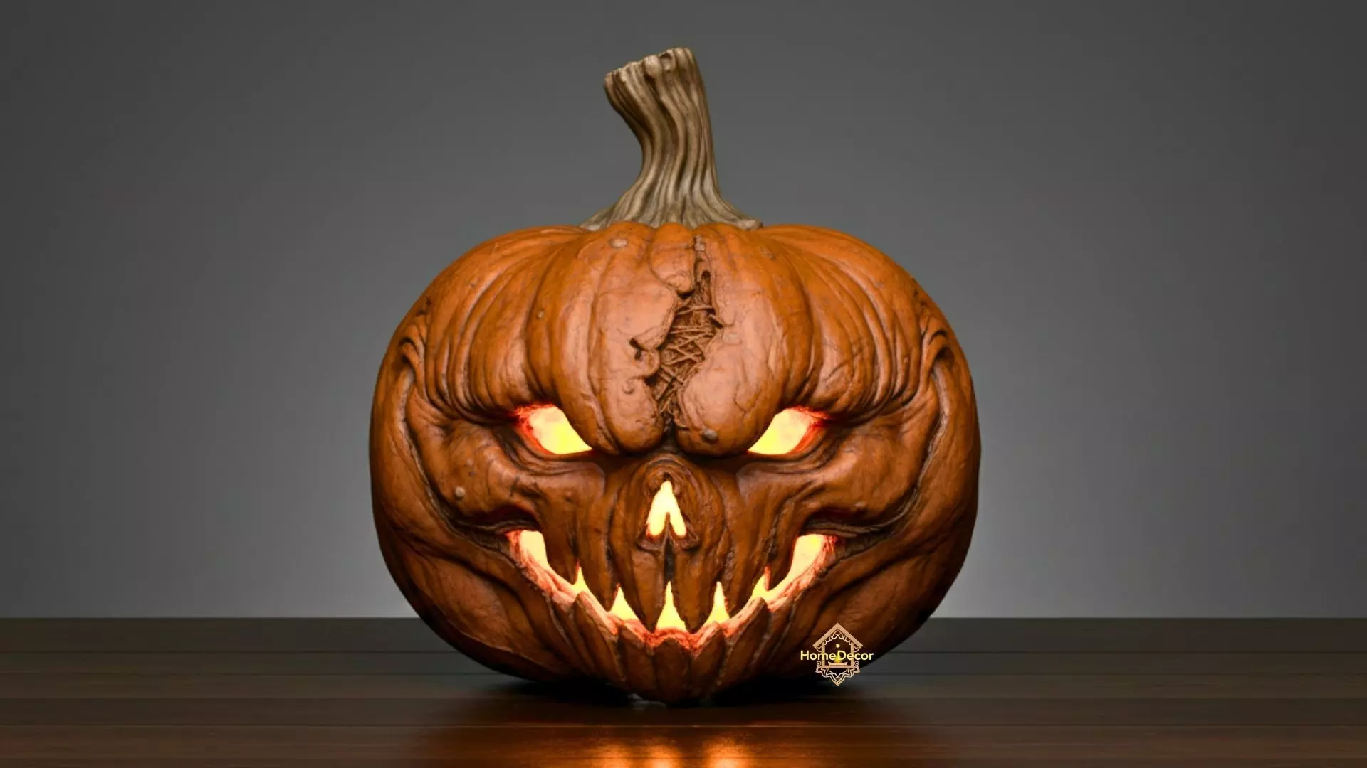 BOO Halloween Pumpkin 3D print model_0