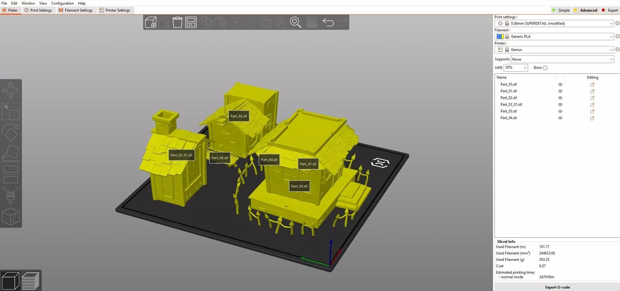 Haunted Halloween House 3D print model_14
