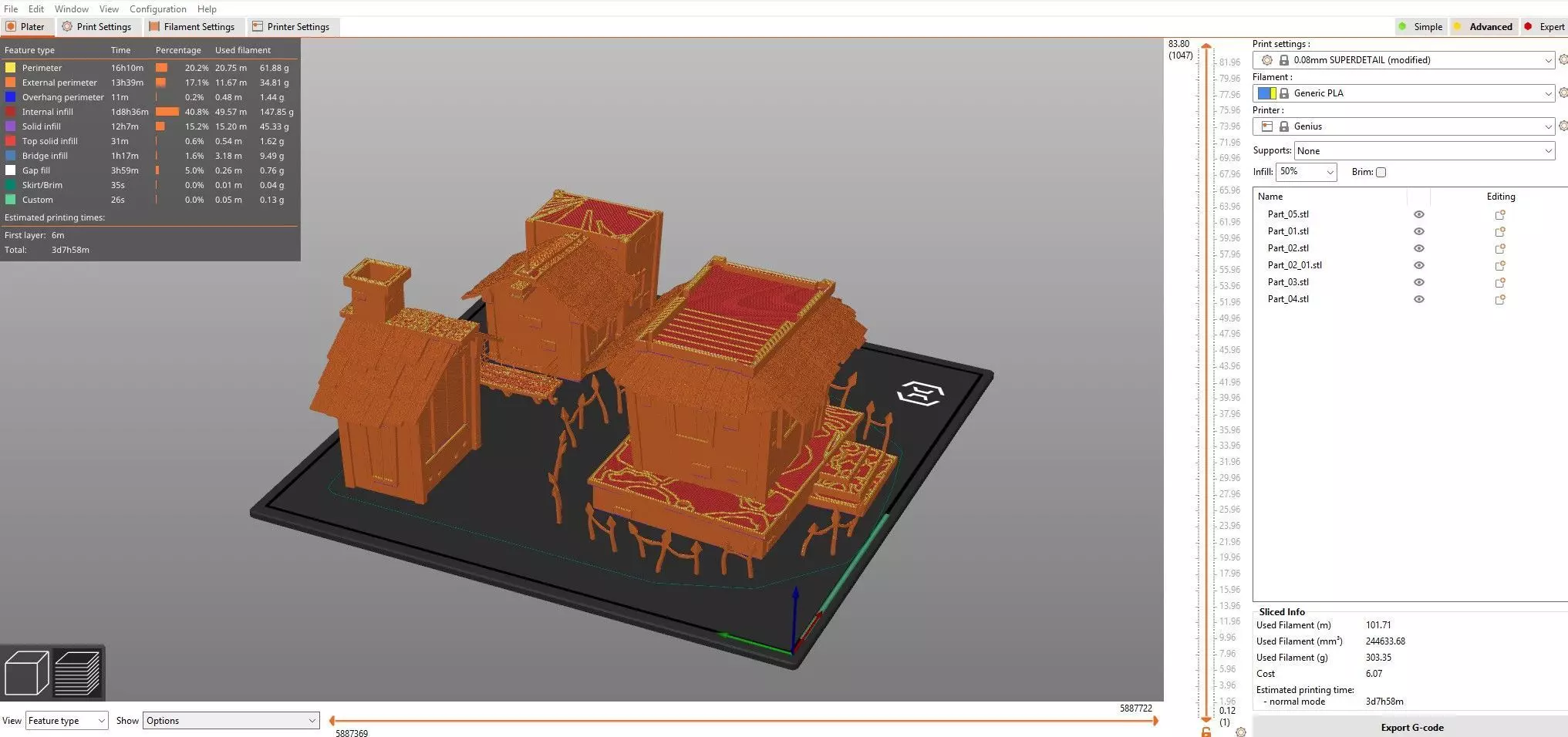 Haunted Halloween House 3D print model_13