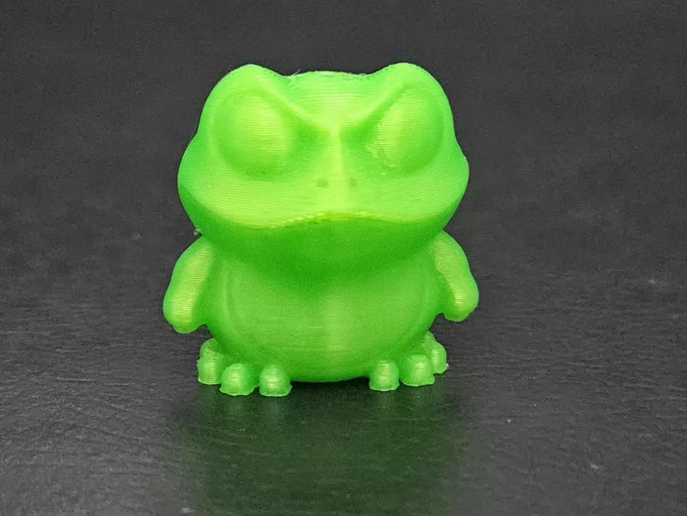 Angry Frog 3D print model_11