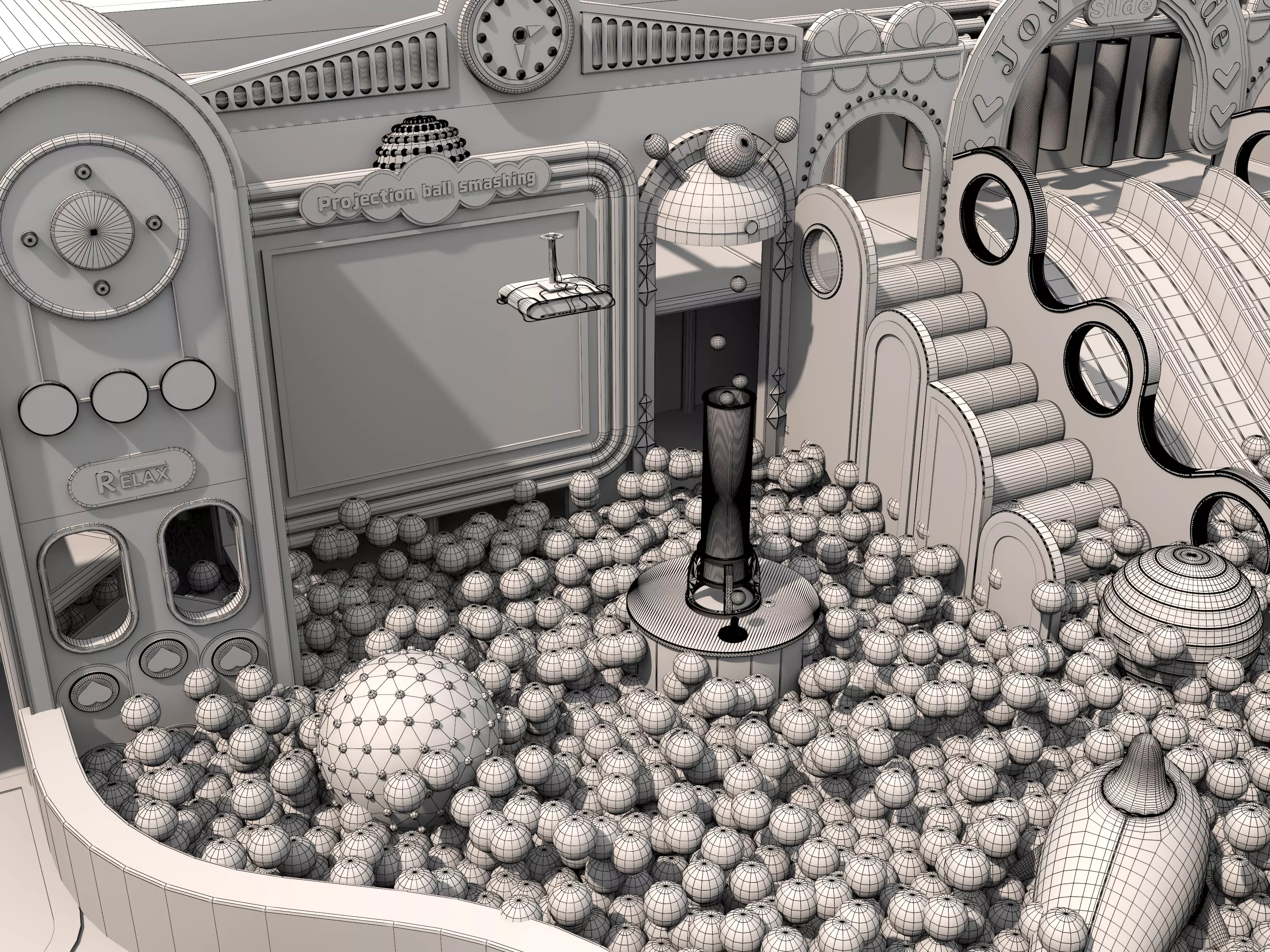 Children playground04 Low-poly 3D model_31