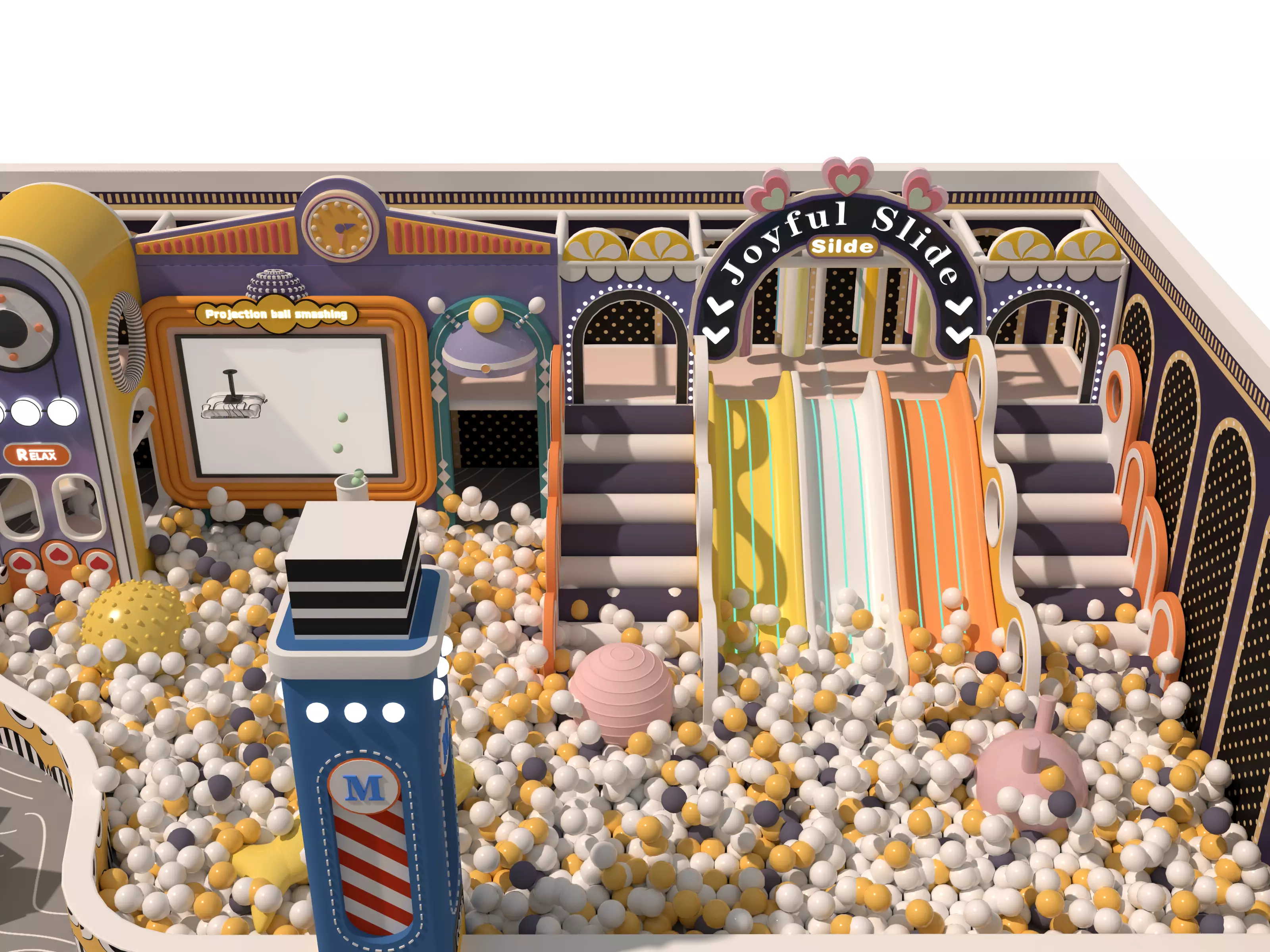 Children playground04 Low-poly 3D model_10