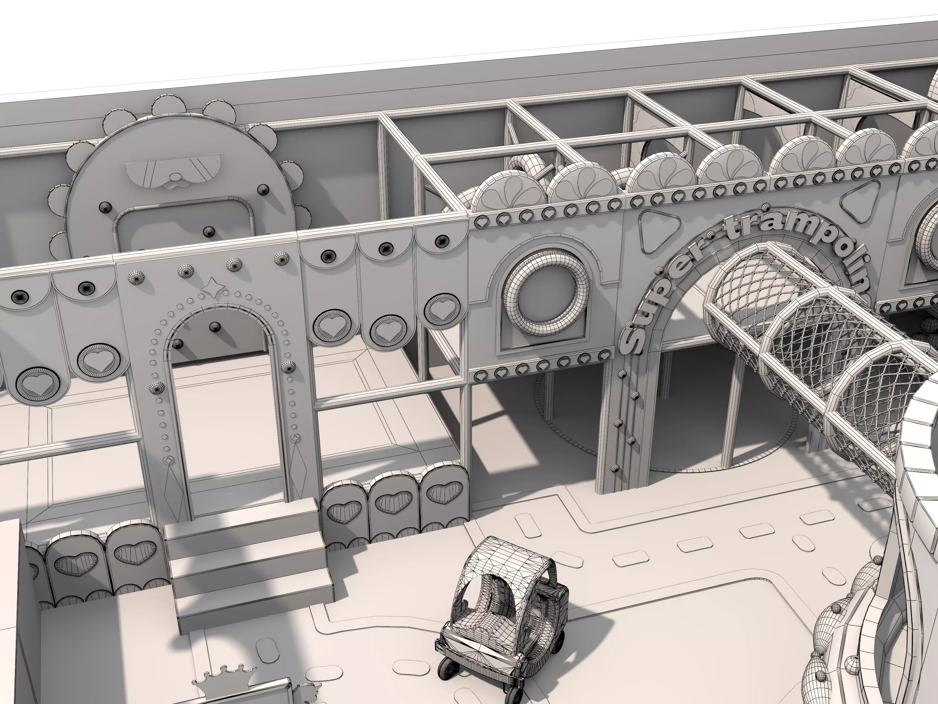 Children playground04 Low-poly 3D model_22