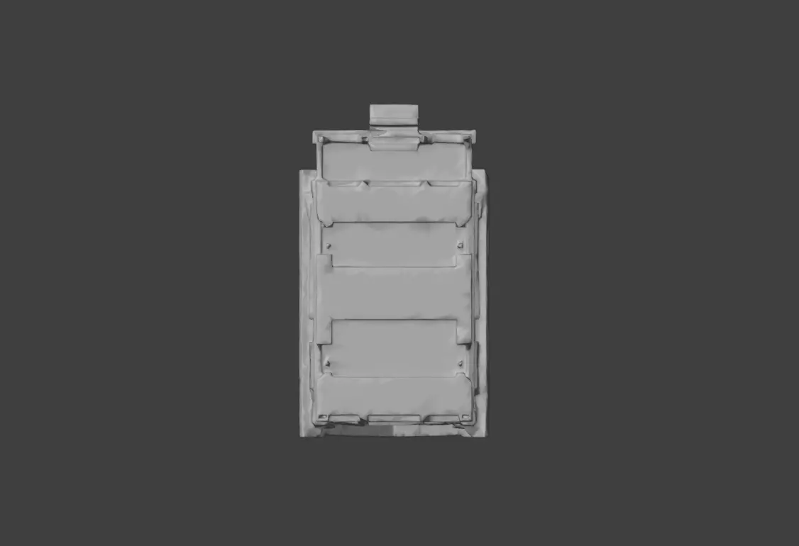 Abandoned Wooden House Low-poly 3D model_22