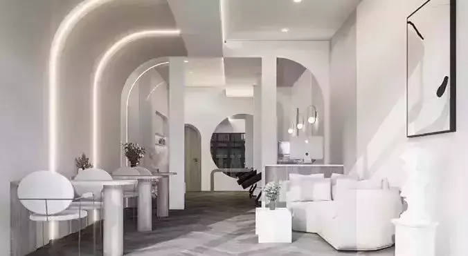 Tattoo Shop Model  3D model