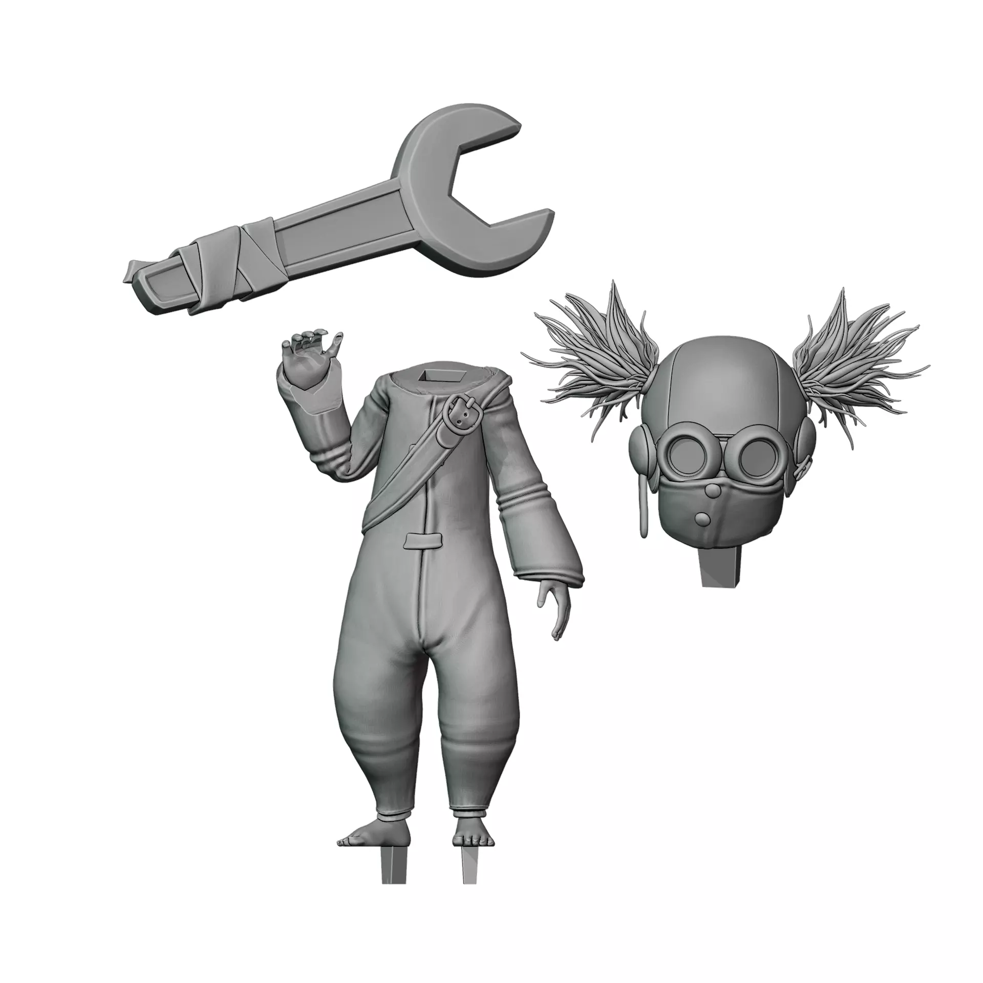 Alone Little - Nightmares 3 3D print model_8