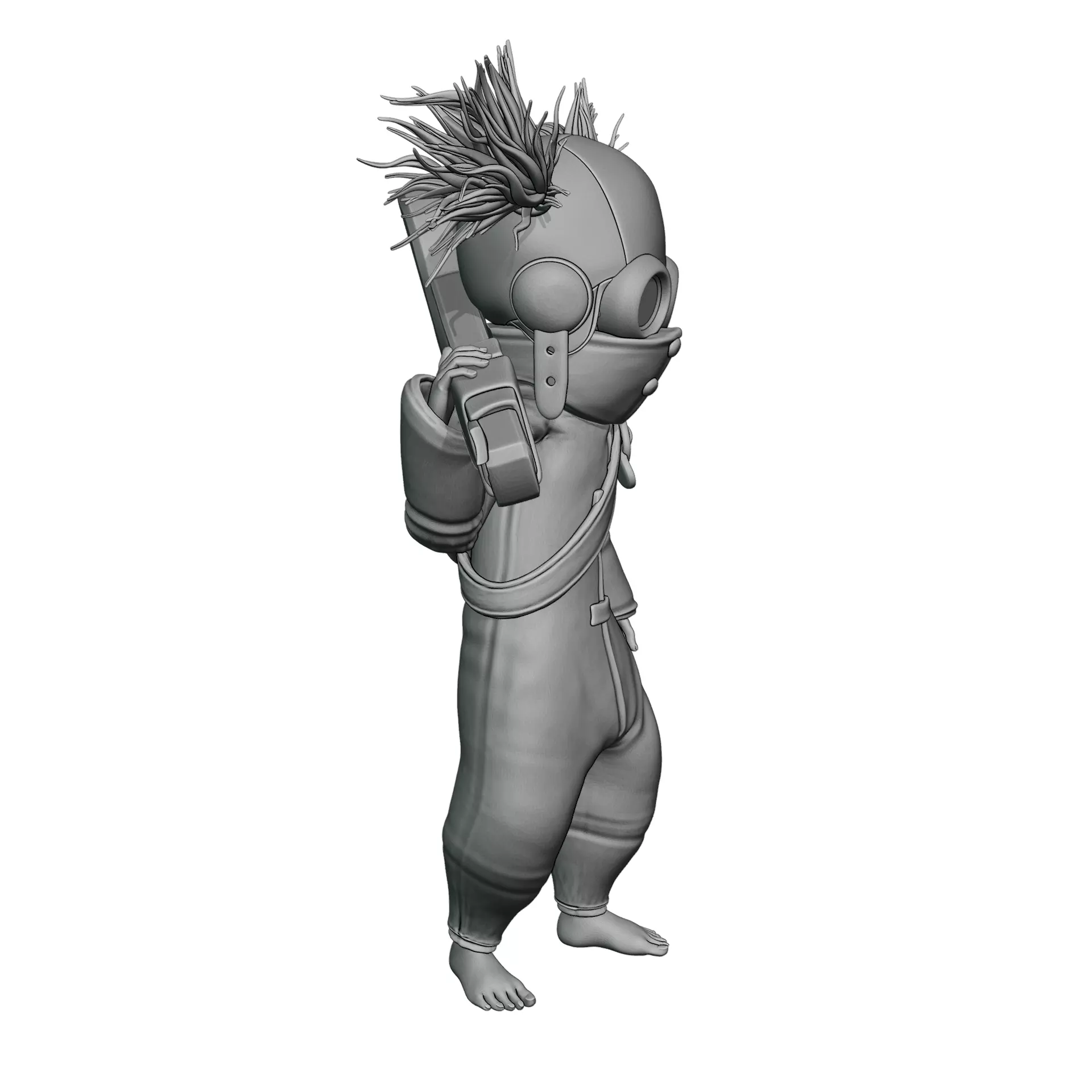 Alone Little - Nightmares 3 3D print model_6