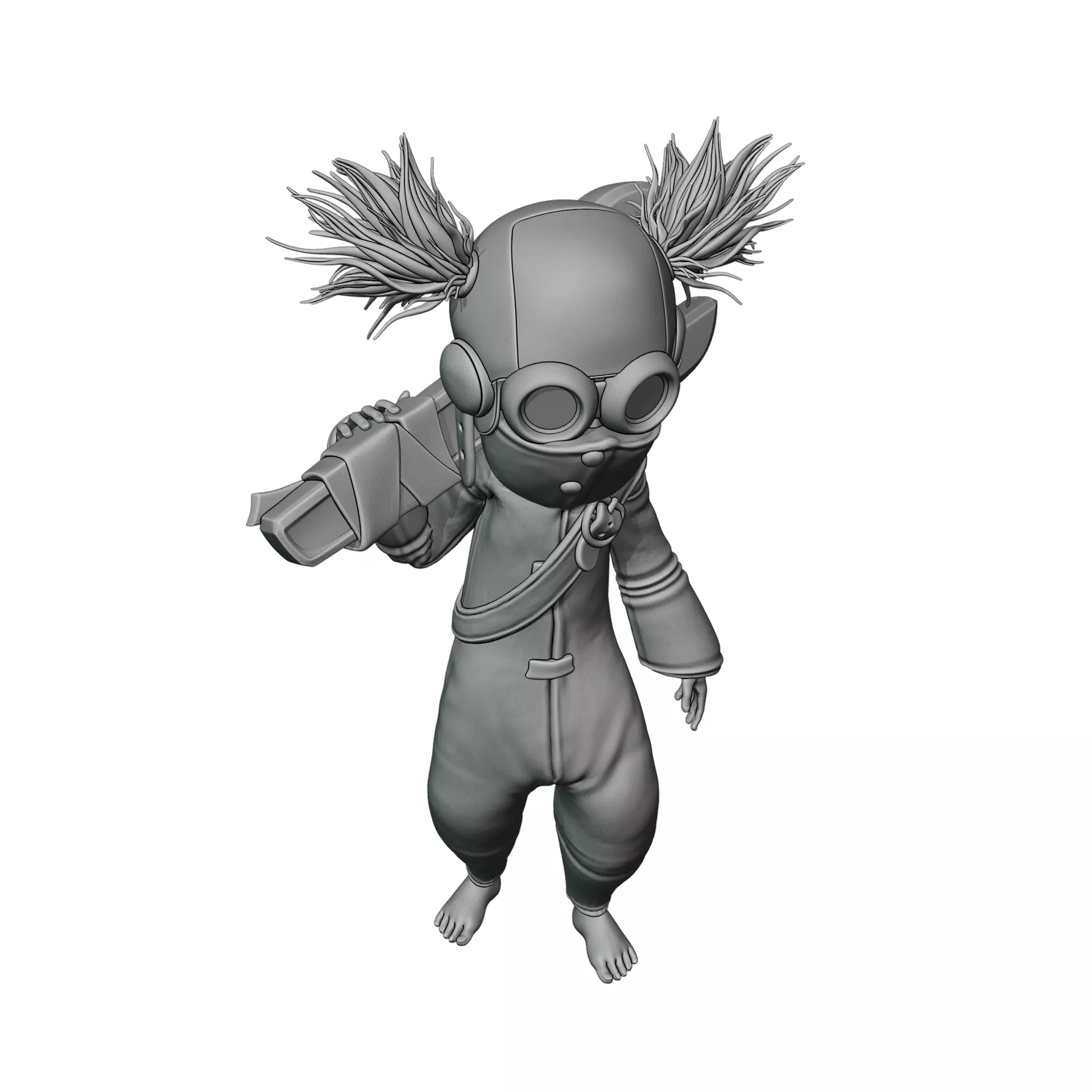 Alone Little - Nightmares 3 3D print model_7
