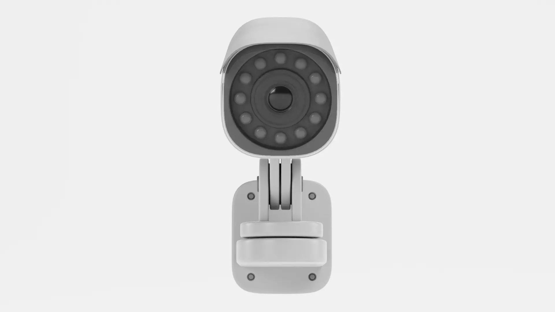 IP Camera - Wall-Mounted Security Device Low-poly 3D model_2