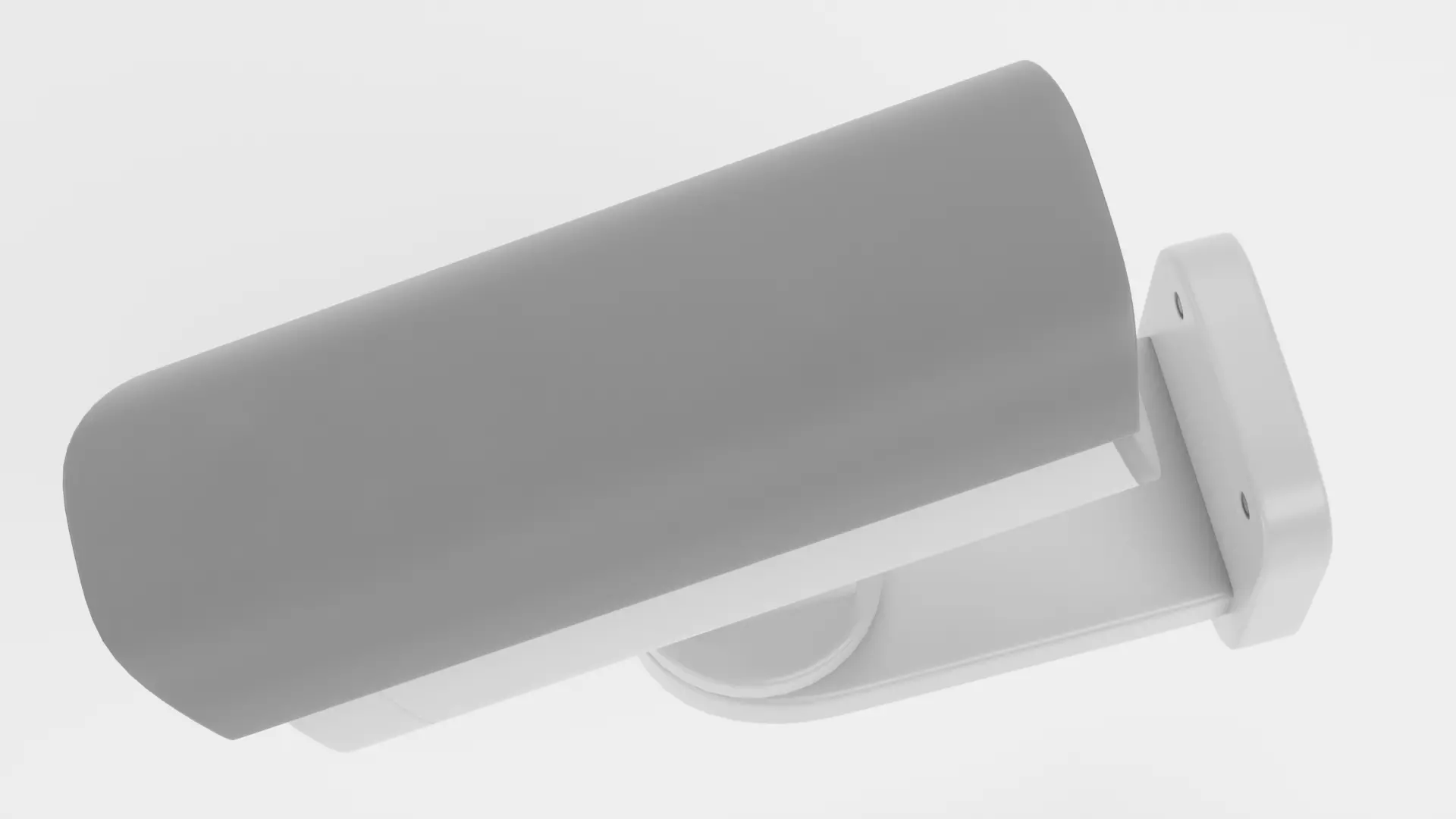 IP Camera - Wall-Mounted Security Device Low-poly 3D model_5