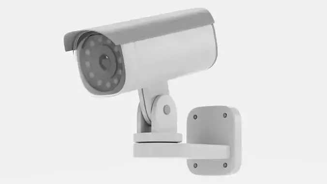 IP Camera - Wall-Mounted Security Device
