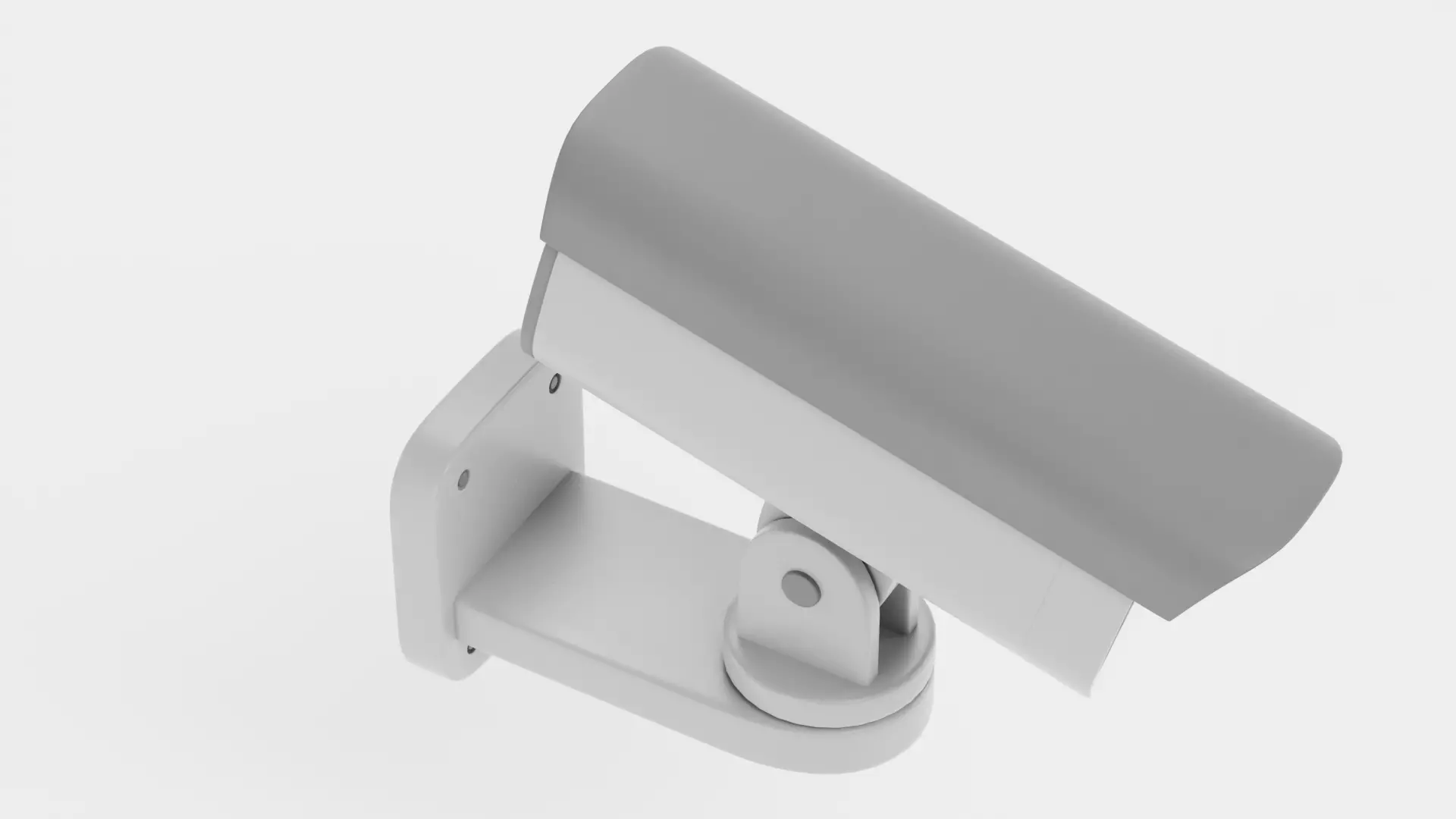 IP Camera - Wall-Mounted Security Device Low-poly 3D model_4