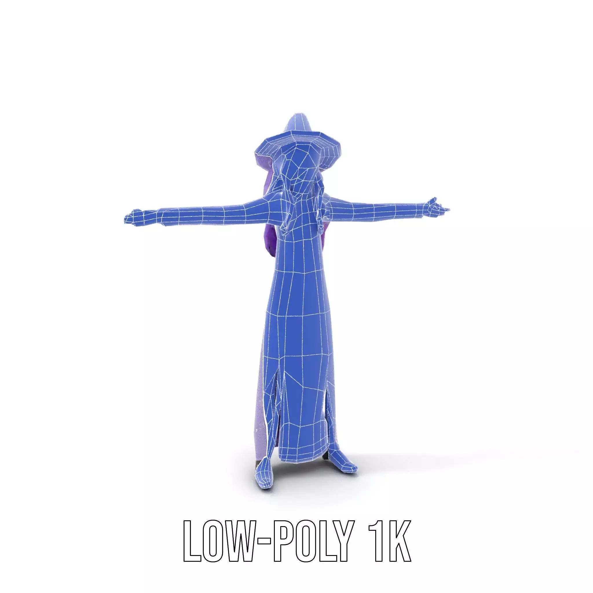 Starry Sorceress Outfit model pack Low-poly 3D model_23