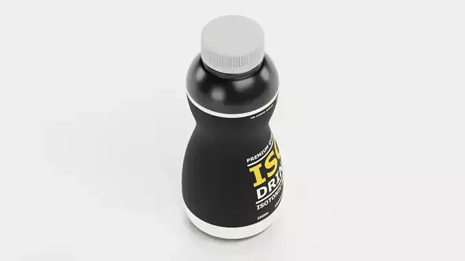 Isotonic Drink - Product Concept Packaging Low-poly 3D model 3