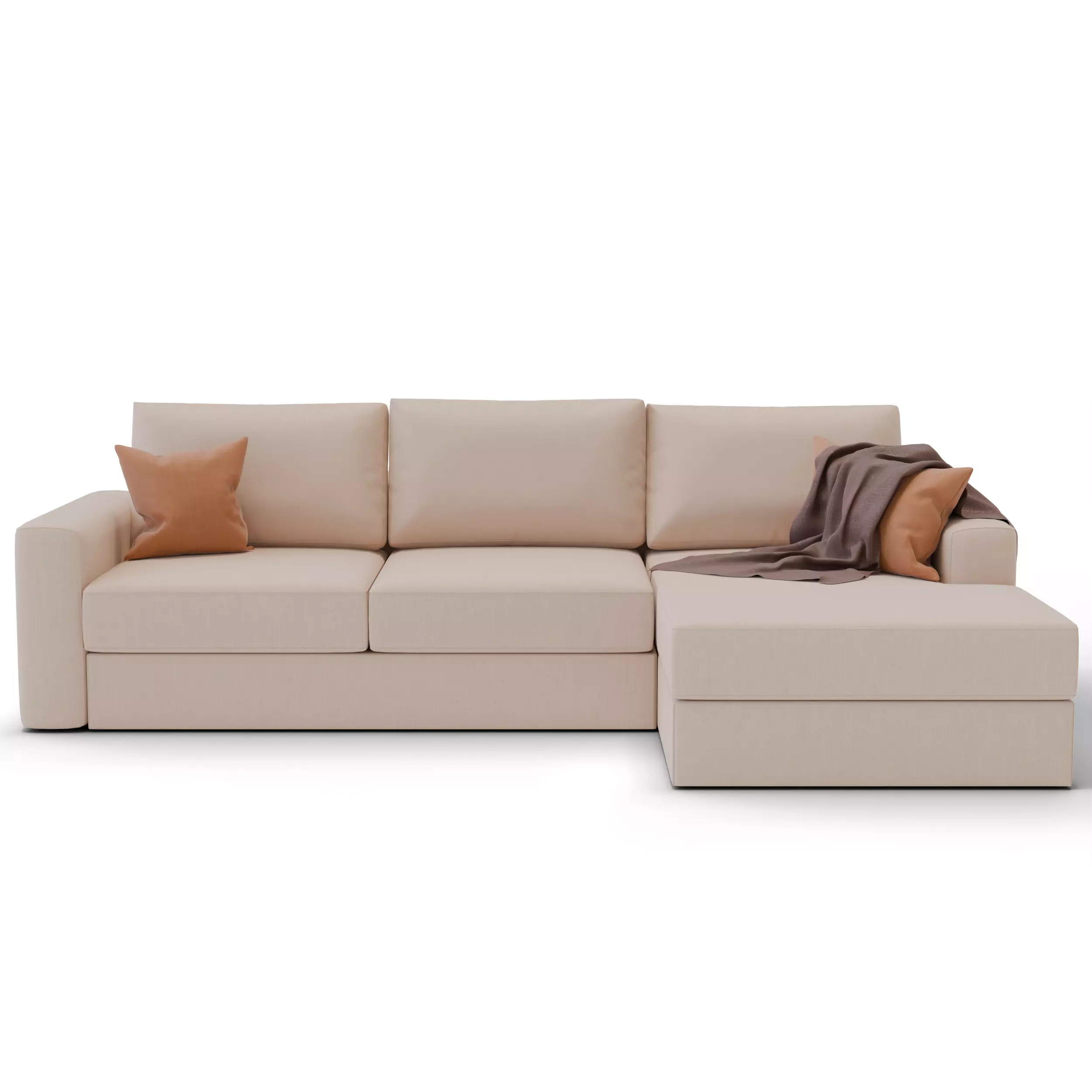 Corner sofa 3D model_1