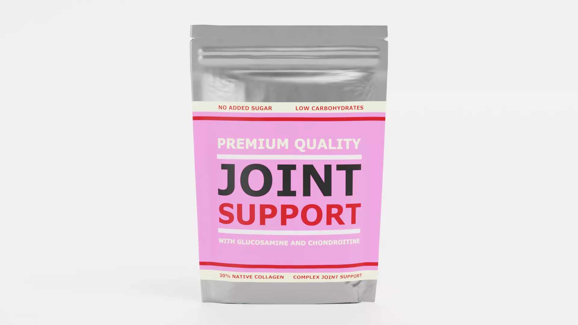 Joint Support - Product Concept Packaging Low-poly 3D model_0