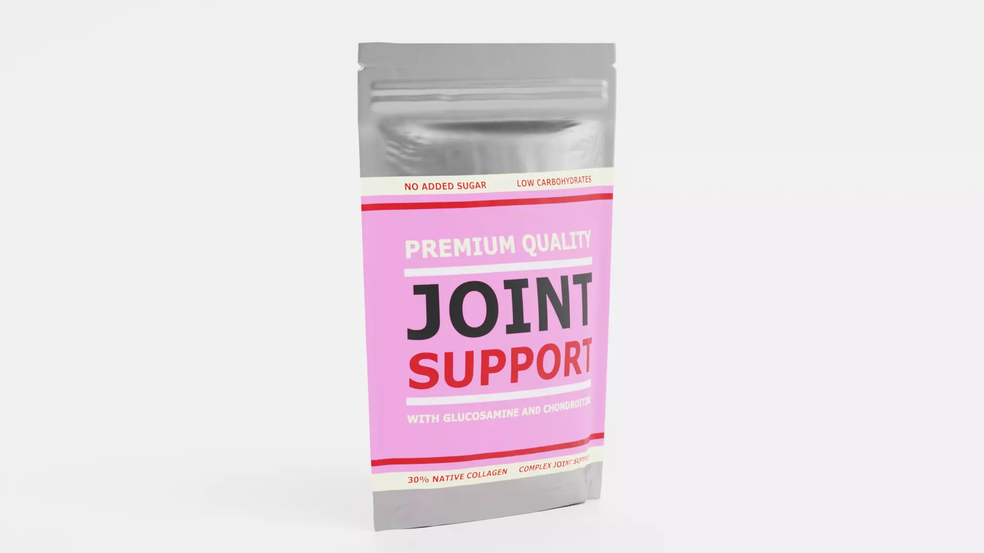 Joint Support - Product Concept Packaging Low-poly 3D model_3