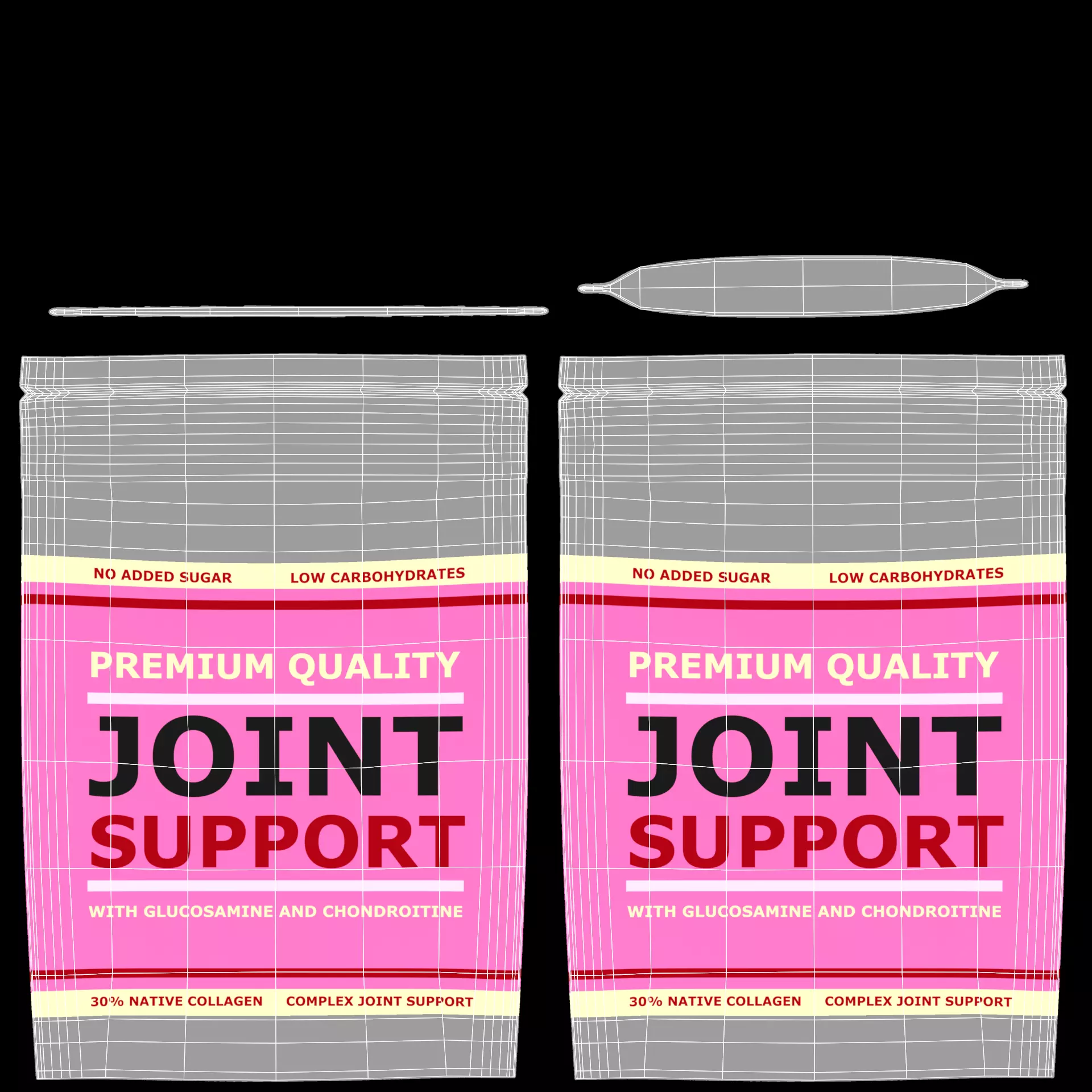 Joint Support - Product Concept Packaging Low-poly 3D model_6
