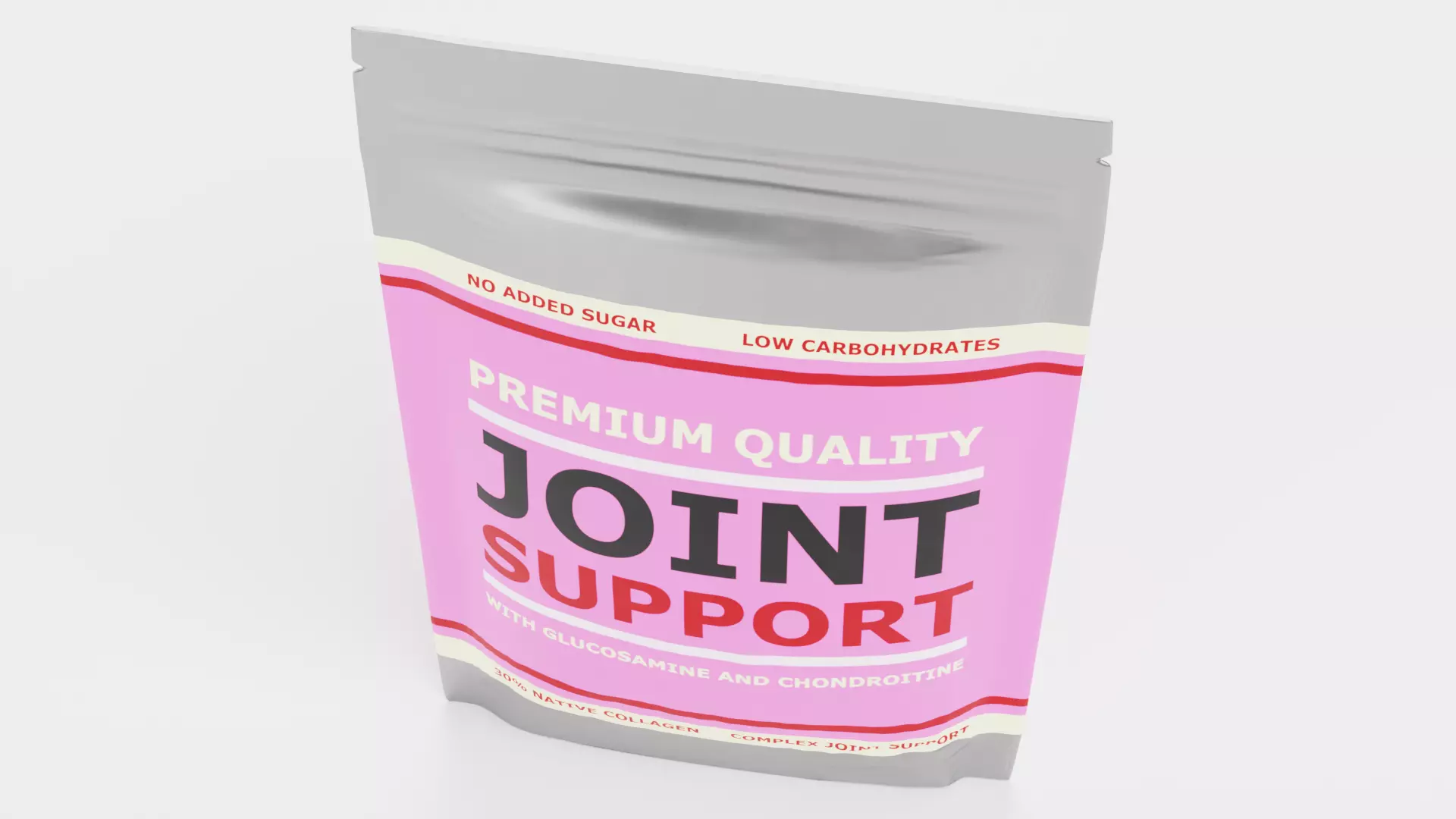 Joint Support - Product Concept Packaging Low-poly 3D model_1
