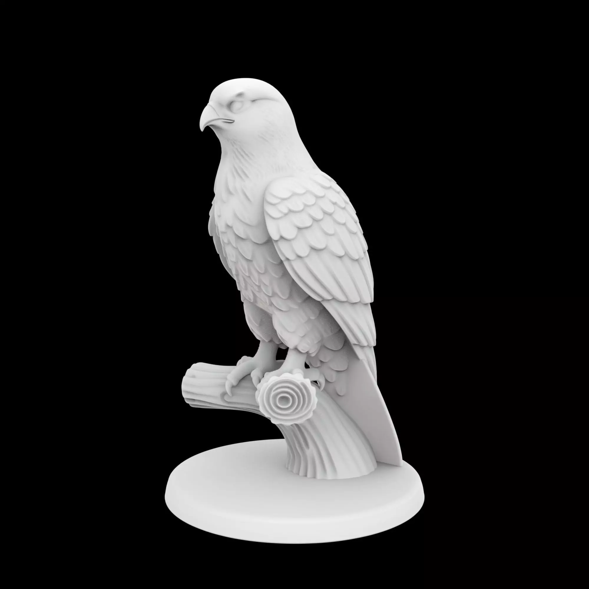 Hawk Ring Stand 3D Print Model 3D print model_1